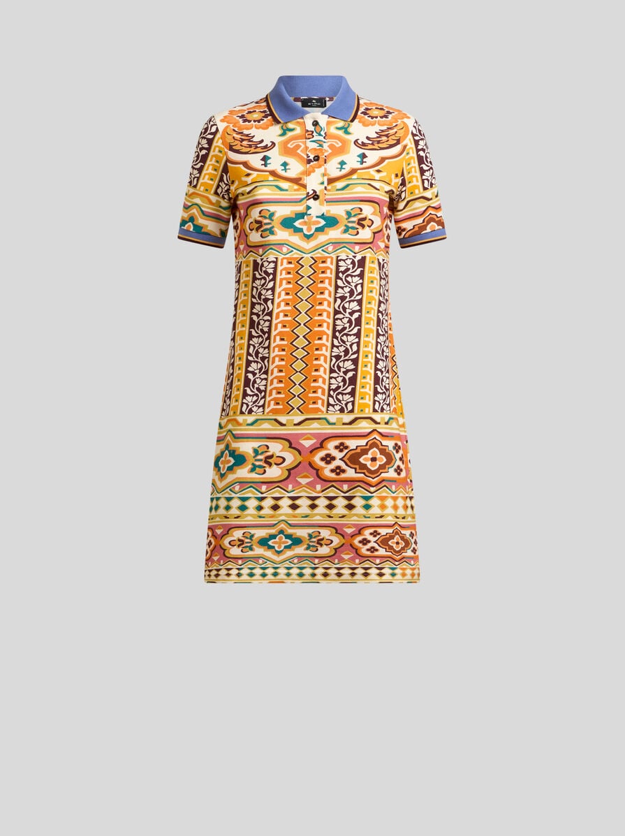 ■Etro(エトロ) プリント ミニドレス ペイズリープリント シルク ミニドレス