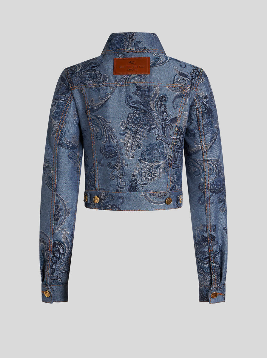 DENIM JACQUARD JACKET | Denim | ETRO