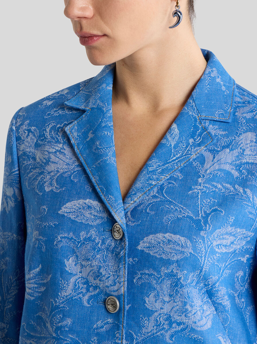 ETRO 花柄 クロップドジャケット　サイズ38 ETRO 花柄 クロップドジャケット サイズ38 【公式通販】
