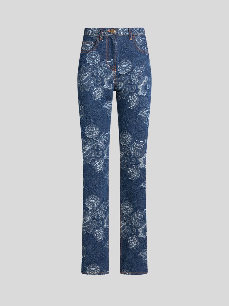 【ETRO】レギュラーフィット ジャカード ジーンズ レギュラーフィット ジャカード ジーンズ | エトロ