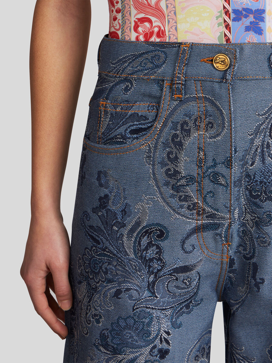 デニム・ジーパン ETRO DENIM JEANS REGULAR-FIT JACQUARD JEANS | Denim | ETRO