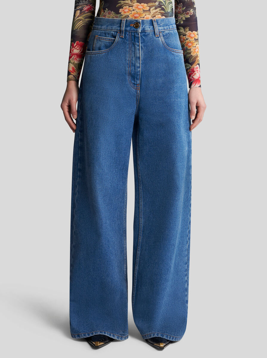 【送料&関税込】Etro Stretch Baggy-fit Jeans STRETCH COTTON BAGGY JEANS