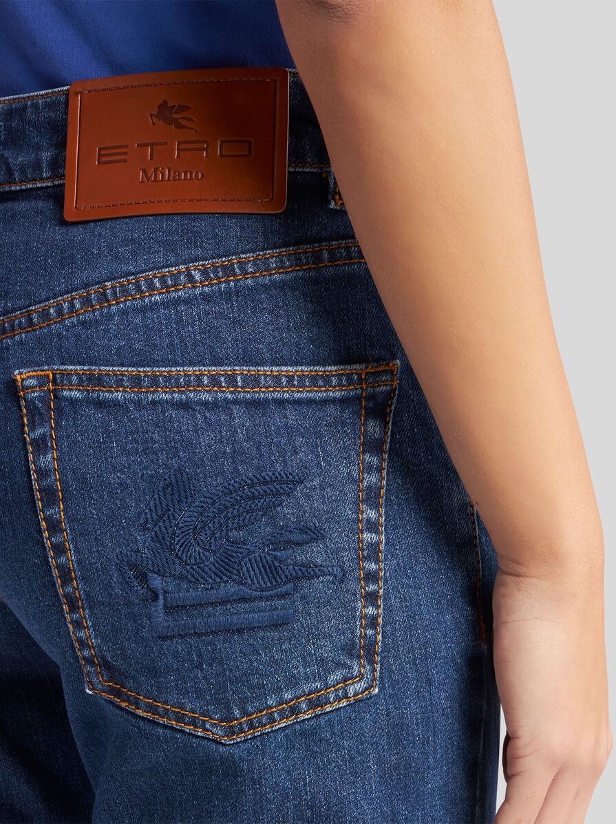 デニム・ジーパン ETRO Woman Jeans Denim WRNB0022AD283 S8280 ETRO Denim for Women - Shop on FARFETCH
