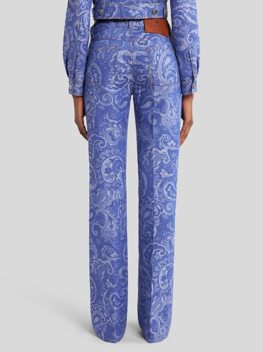 【ETRO】ジャカード フレア ジーンズ ジャカード フレアジーンズ | エトロ