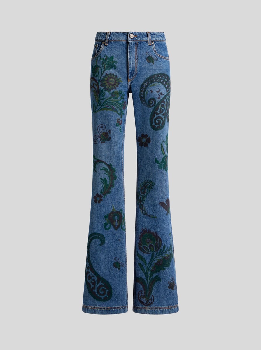 パンツ ETRO FW24 Etro Flared Pants (WREA0026 99IAS19 X0831) Etro Flared Pants WREA0026.99IAS19-X0831 PRINT GR | IlDuomo