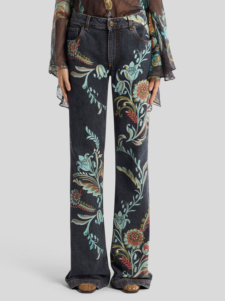 ダファディルプリント フレアジーンズ | エトロ