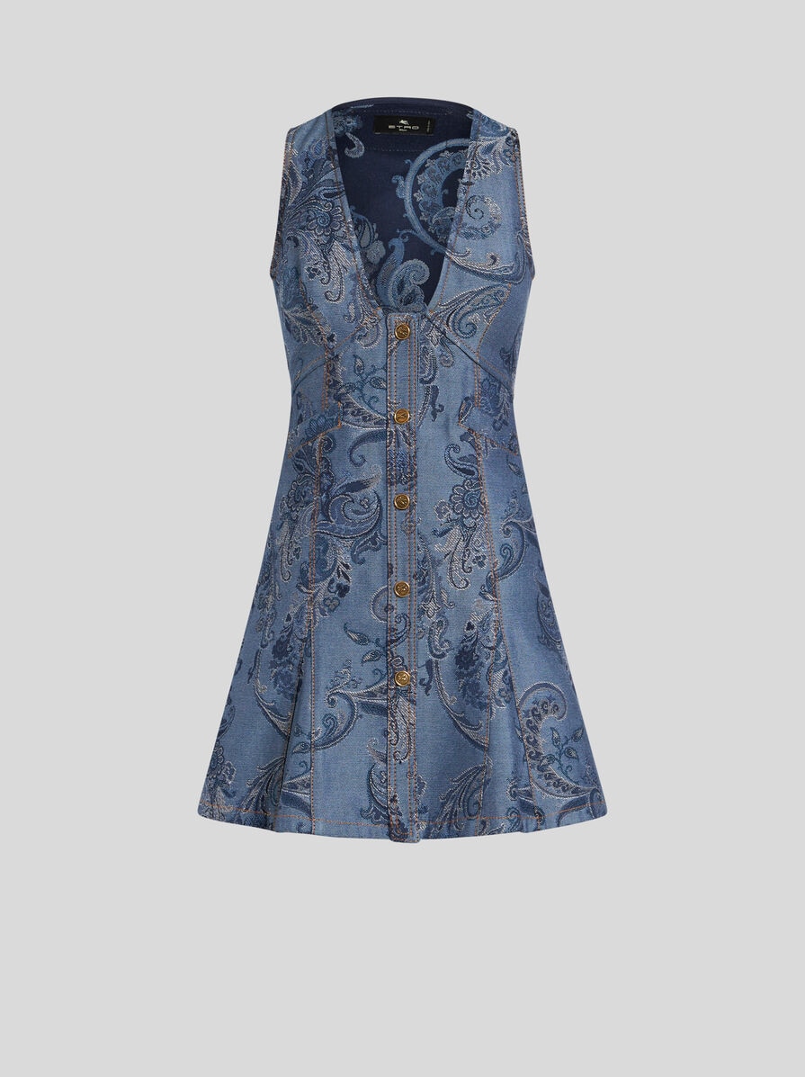 【ETRO】ジャカード ドレス メタリック ジャカード トップス | エトロ