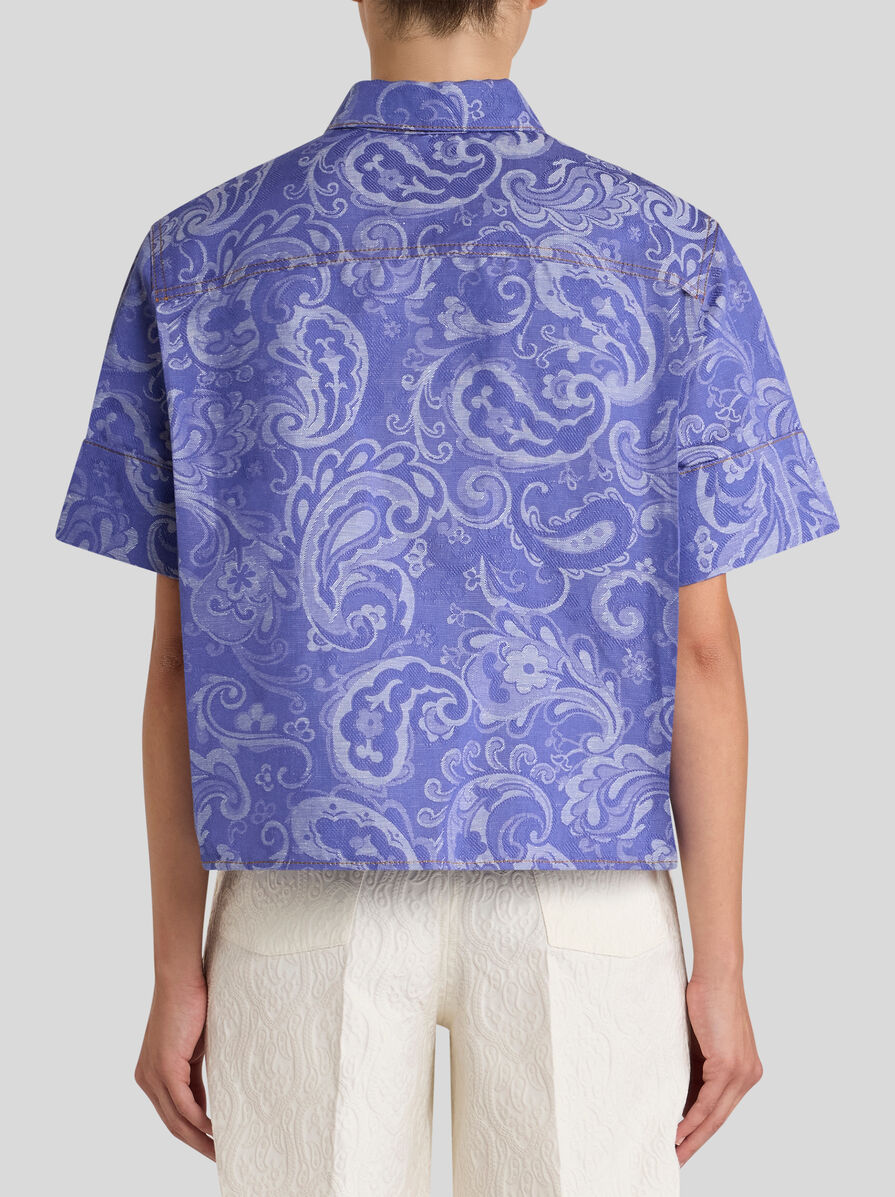 【ETRO】フィルクーペ ジャカード ケープ ETRO - フィル・クーペ・ジャカード・パンツ をオンライン購入