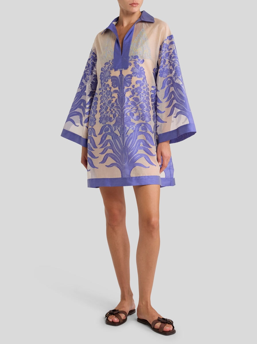 FIL COUPÉ JACQUARD WRAP | Capes and Ponchos | ETRO